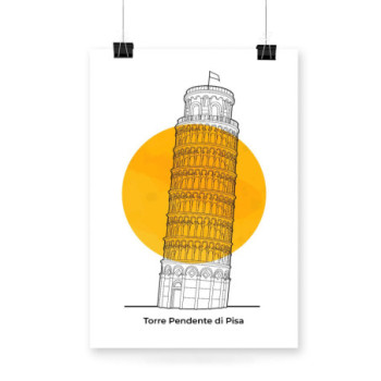 Plakat Torre Pendente di Pisa