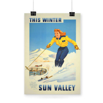 Plakat This Winter Sun Valley Poster 1950s
