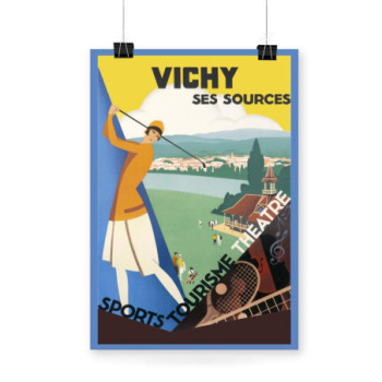 Plakat Vichy ses sources