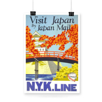 Plakat Visit Japan Travel Poster 1939s
