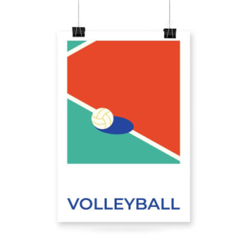 Plakat Volleyball frame