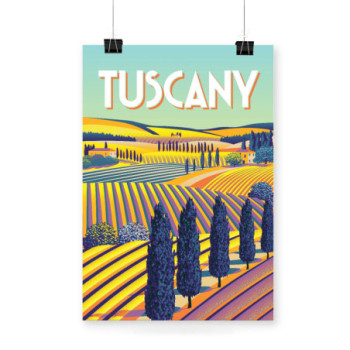 Plakat Tuscany Hills