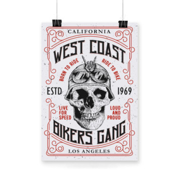 Plakat West Coast Bikers Gang