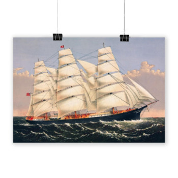 Plakat Clipper Ship Three Brothers