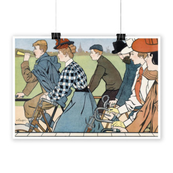Plakat Hamers rijwielen 1912 by Johann Georg van Caspel