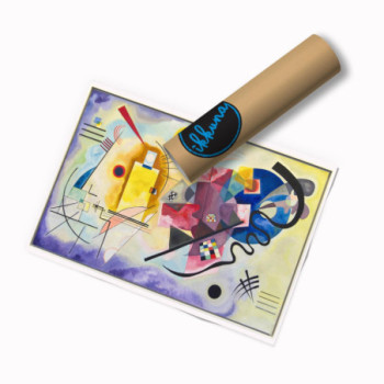 Plakat Jaune Rouge Bleu