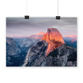 Plakat Half Dome at sunset as seen from Glacier Point in Yosemite California
