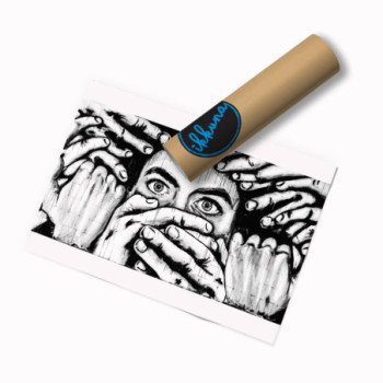 Plakat Hands streetart