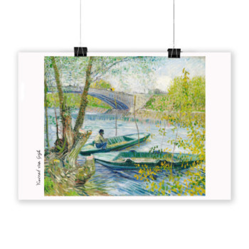 Plakat Fishing in Spring, the Pont de Clichy