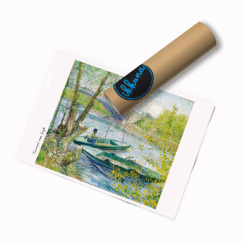 Plakat Fishing in Spring, the Pont de Clichy
