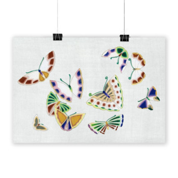 Plakat Japanese butterfly III from Momoyogusa