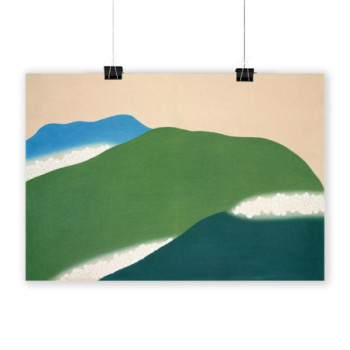Plakat Green mountains from Momoyogusa