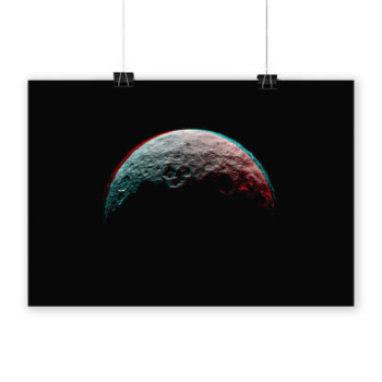 Plakat Moon taken by NASA's Dawn spacecraft