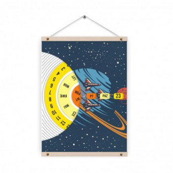 Kalendarz wieczny Three Space Travelers