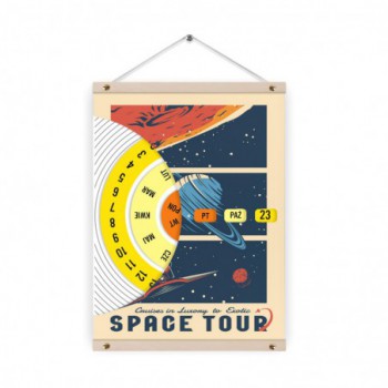 Kalendarz wieczny Space tour
