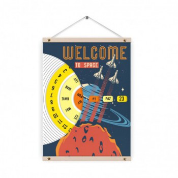 Kalendarz wieczny Welcome to space