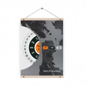Kalendarz wieczny San Francisco Grey