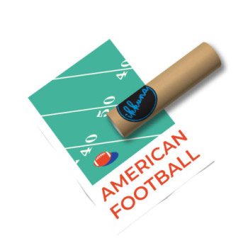 Plakat American football