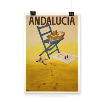 Plakat Andalucia Travel Poster 1950s