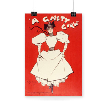 Plakat A Gaiety Girl 1890s