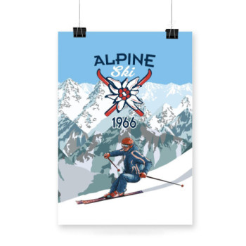 Plakat Alpine Ski 1966