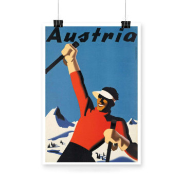 Plakat Austria Travel Poster 1930s