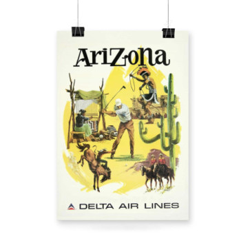 Plakat Arizona Delta Air Lines