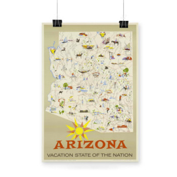 Plakat Arizona Vacation State