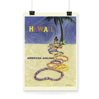 Plakat Amazing Hawaii American Airlines 1960s