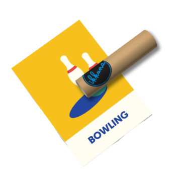 Plakat Bowling