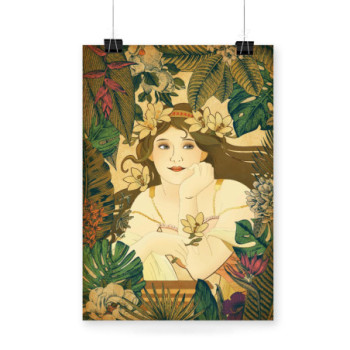 Plakat Botanical Girl