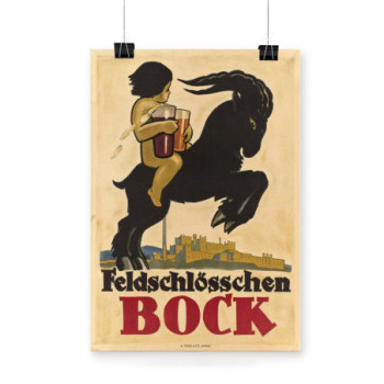 Plakat Bock brewery 1910s