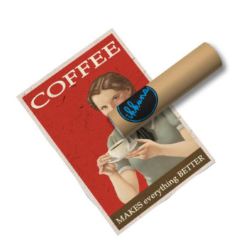 Plakat Coffee makes