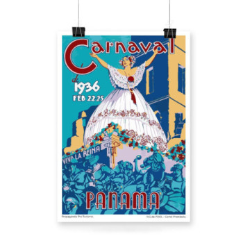 Plakat Carnaval Panama 1936s
