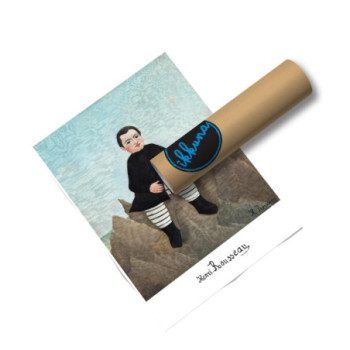 Plakat Boy on the Rocks