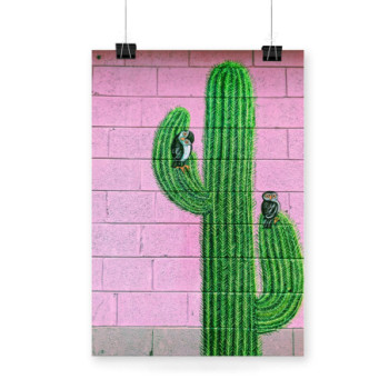 Plakat Cactus streetart