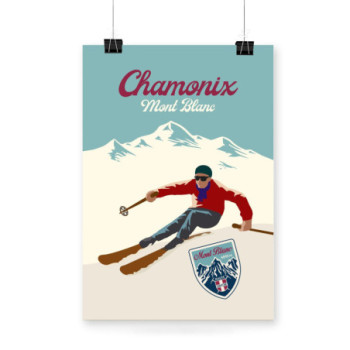 Plakat Chamonix Mont Blanc