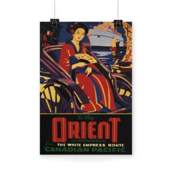Plakat Canadian Pacific Orient Travel Poster