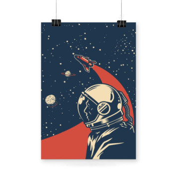 Plakat Cosmonaut in Space