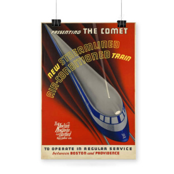 Plakat Comet Travel Poster 1935s