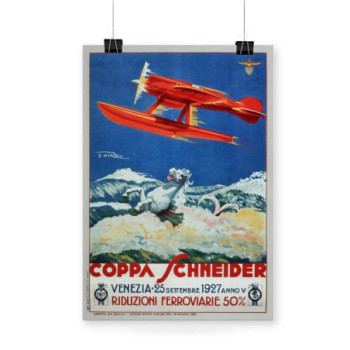 Plakat Coppa Schneider 1921s