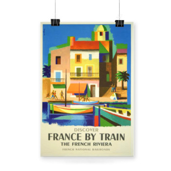 Plakat France by train