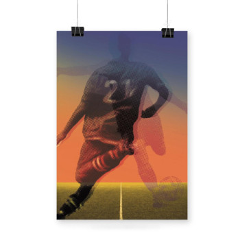 Plakat Football shadow