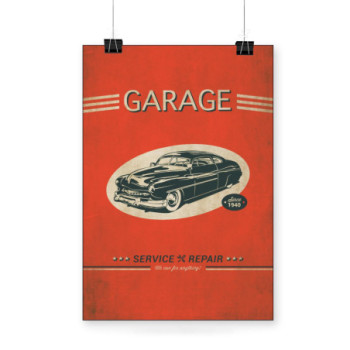 Plakat Garage Service Repair