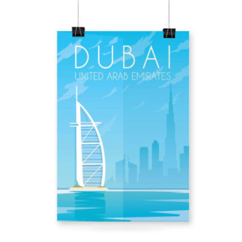 Plakat Dubai United Arab Emirate