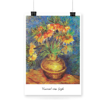 Plakat Imperial Fritillaries in a Copper Vase