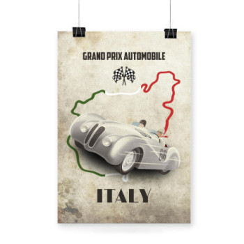 Plakat Grand Prix Automobile Italy