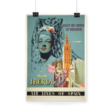 Plakat Iberia AirIines of Spain