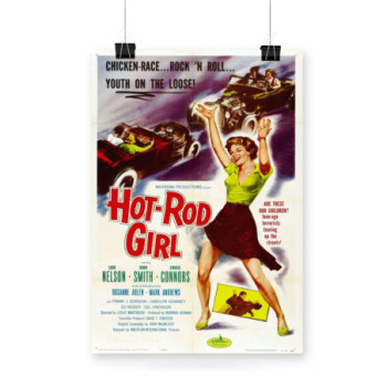 Plakat Hot Rod Girl Movie Poster 1958s