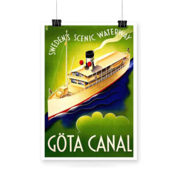 Plakat Gota Canal Travel Poster